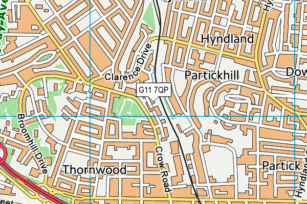 G11 7QP map - OS VectorMap District (Ordnance Survey) G11 7QP map - OS VectorMap District (Ordnance Survey)