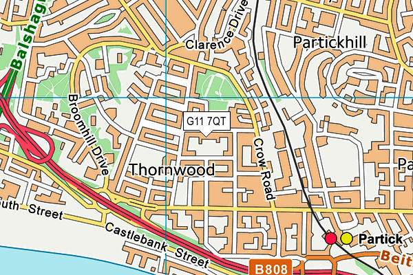G11 7QT map - OS VectorMap District (Ordnance Survey) G11 7QT map - OS VectorMap District (Ordnance Survey)