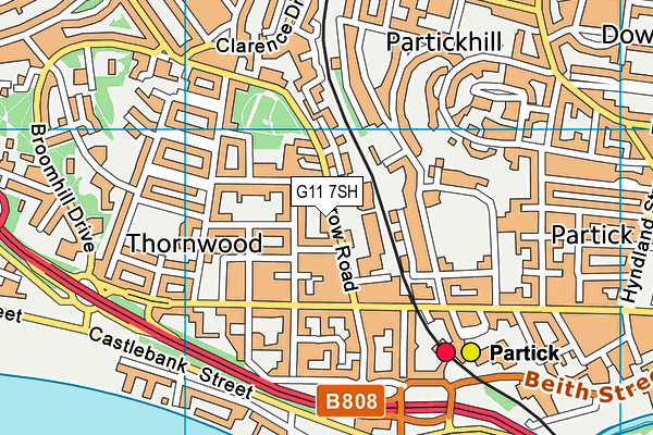 G11 7SH map - OS VectorMap District (Ordnance Survey) G11 7SH map - OS VectorMap District (Ordnance Survey)