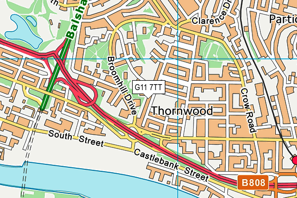 G11 7TT map - OS VectorMap District (Ordnance Survey) G11 7TT map - OS VectorMap District (Ordnance Survey)