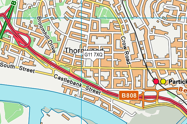 G11 7XQ map - OS VectorMap District (Ordnance Survey) G11 7XQ map - OS VectorMap District (Ordnance Survey)