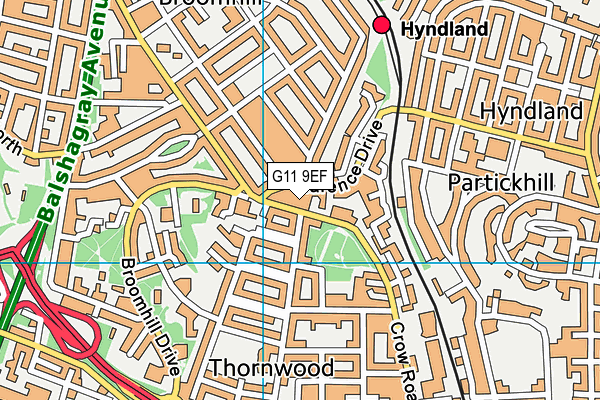 G11 9EF map - OS VectorMap District (Ordnance Survey) G11 9EF map - OS VectorMap District (Ordnance Survey)