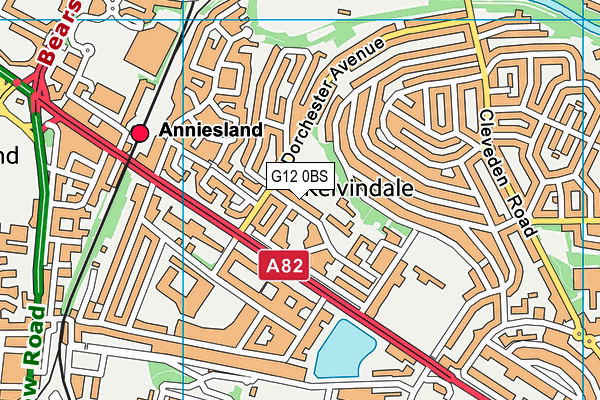 G12 0BS map - OS VectorMap District (Ordnance Survey) G12 0BS map - OS VectorMap District (Ordnance Survey)