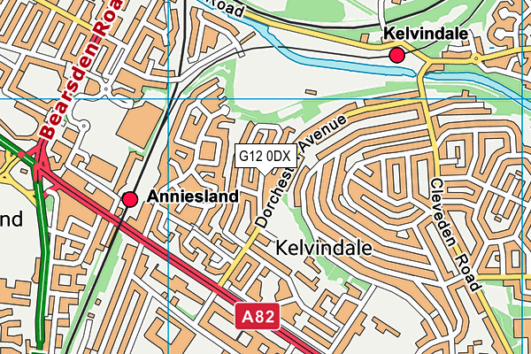 G12 0DX map - OS VectorMap District (Ordnance Survey) G12 0DX map - OS VectorMap District (Ordnance Survey)