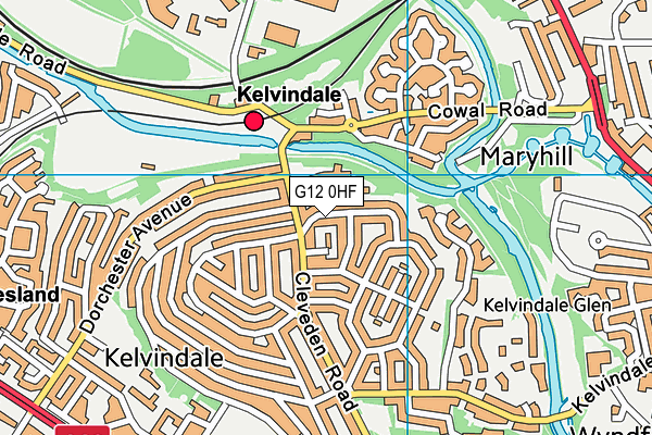 G12 0HF map - OS VectorMap District (Ordnance Survey) G12 0HF map - OS VectorMap District (Ordnance Survey)