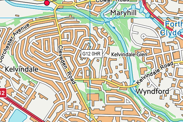 G12 0HR map - OS VectorMap District (Ordnance Survey) G12 0HR map - OS VectorMap District (Ordnance Survey)