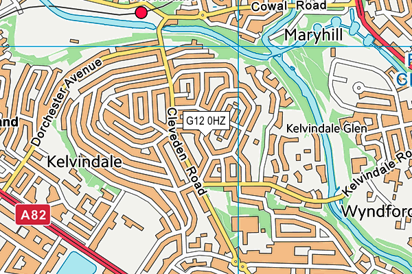 G12 0HZ map - OS VectorMap District (Ordnance Survey) G12 0HZ map - OS VectorMap District (Ordnance Survey)
