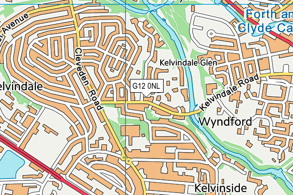 G12 0NL map - OS VectorMap District (Ordnance Survey) G12 0NL map - OS VectorMap District (Ordnance Survey)