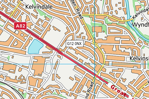 G12 0NX map - OS VectorMap District (Ordnance Survey) G12 0NX map - OS VectorMap District (Ordnance Survey)