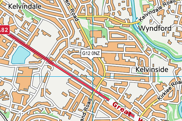 G12 0NZ map - OS VectorMap District (Ordnance Survey) G12 0NZ map - OS VectorMap District (Ordnance Survey)