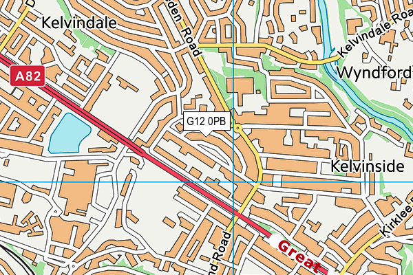 G12 0PB map - OS VectorMap District (Ordnance Survey) G12 0PB map - OS VectorMap District (Ordnance Survey)