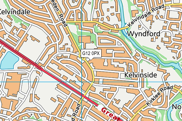 G12 0PX map - OS VectorMap District (Ordnance Survey) G12 0PX map - OS VectorMap District (Ordnance Survey)