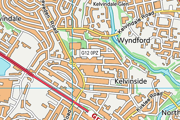G12 0PZ map - OS VectorMap District (Ordnance Survey) G12 0PZ map - OS VectorMap District (Ordnance Survey)