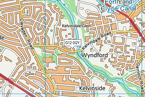 G12 0QY map - OS VectorMap District (Ordnance Survey) G12 0QY map - OS VectorMap District (Ordnance Survey)