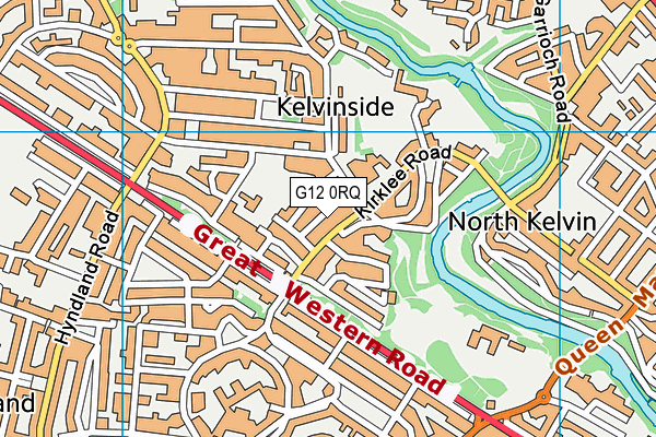 G12 0RQ map - OS VectorMap District (Ordnance Survey) G12 0RQ map - OS VectorMap District (Ordnance Survey)