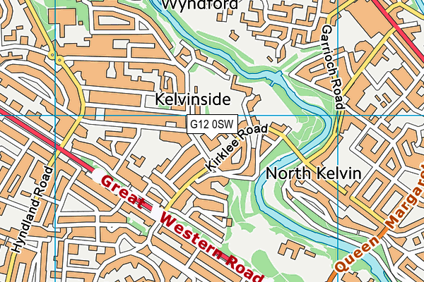 G12 0SW map - OS VectorMap District (Ordnance Survey) G12 0SW map - OS VectorMap District (Ordnance Survey)