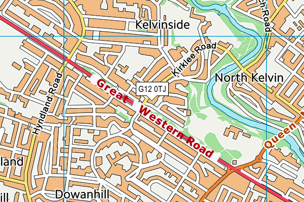 G12 0TJ map - OS VectorMap District (Ordnance Survey) G12 0TJ map - OS VectorMap District (Ordnance Survey)