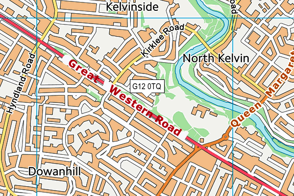 G12 0TQ map - OS VectorMap District (Ordnance Survey) G12 0TQ map - OS VectorMap District (Ordnance Survey)