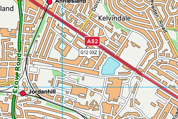 G12 0XZ map - OS VectorMap District (Ordnance Survey) G12 0XZ map - OS VectorMap District (Ordnance Survey)