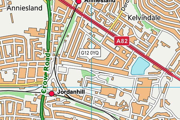 G12 0YQ map - OS VectorMap District (Ordnance Survey) G12 0YQ map - OS VectorMap District (Ordnance Survey)
