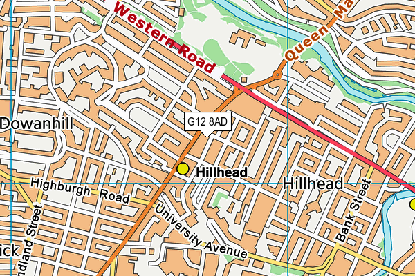 G12 8AD map - OS VectorMap District (Ordnance Survey) G12 8AD map - OS VectorMap District (Ordnance Survey)