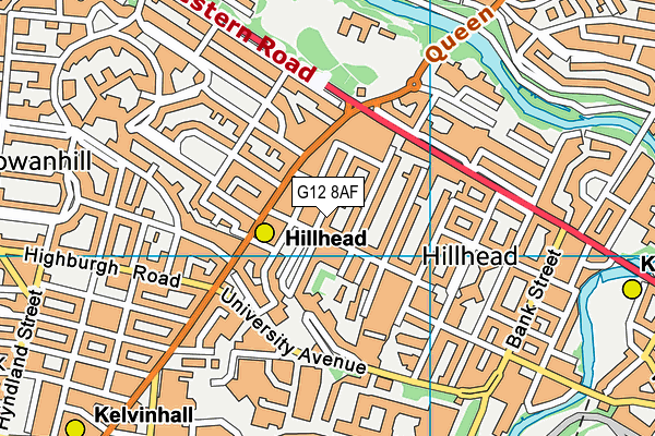 G12 8AF map - OS VectorMap District (Ordnance Survey) G12 8AF map - OS VectorMap District (Ordnance Survey)