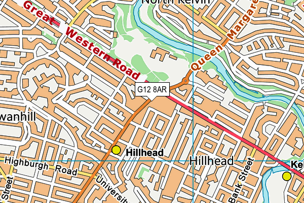 G12 8AR map - OS VectorMap District (Ordnance Survey) G12 8AR map - OS VectorMap District (Ordnance Survey)