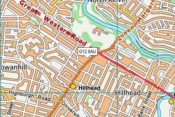 G12 8AU map - OS VectorMap District (Ordnance Survey) G12 8AU map - OS VectorMap District (Ordnance Survey)