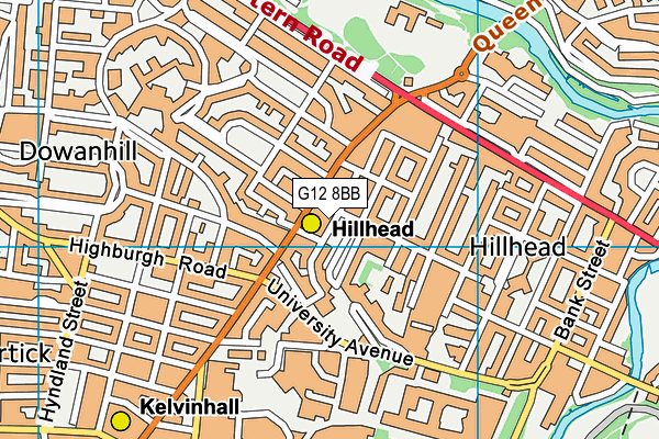 G12 8BB map - OS VectorMap District (Ordnance Survey) G12 8BB map - OS VectorMap District (Ordnance Survey)