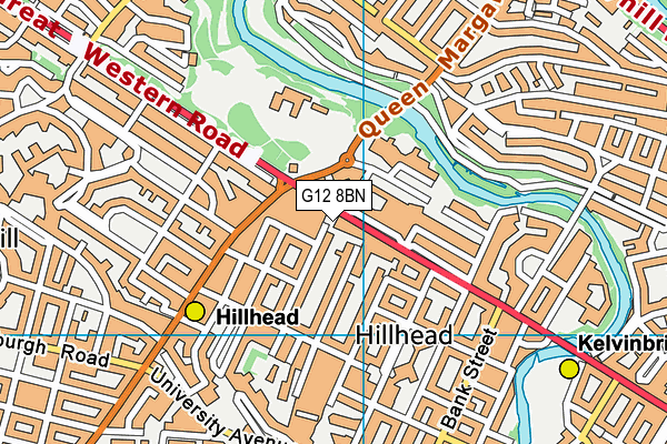 G12 8BN map - OS VectorMap District (Ordnance Survey) G12 8BN map - OS VectorMap District (Ordnance Survey)