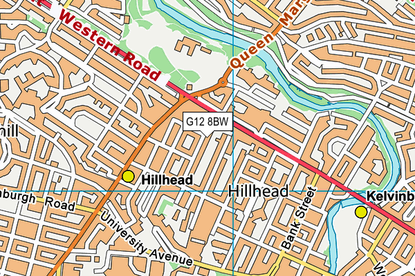 G12 8BW map - OS VectorMap District (Ordnance Survey) G12 8BW map - OS VectorMap District (Ordnance Survey)