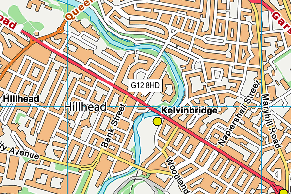G12 8HD map - OS VectorMap District (Ordnance Survey) G12 8HD map - OS VectorMap District (Ordnance Survey)