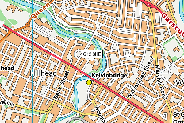 G12 8HE map - OS VectorMap District (Ordnance Survey) G12 8HE map - OS VectorMap District (Ordnance Survey)