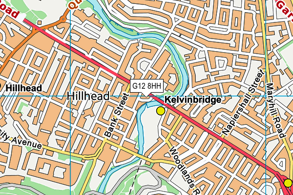 G12 8HH map - OS VectorMap District (Ordnance Survey) G12 8HH map - OS VectorMap District (Ordnance Survey)