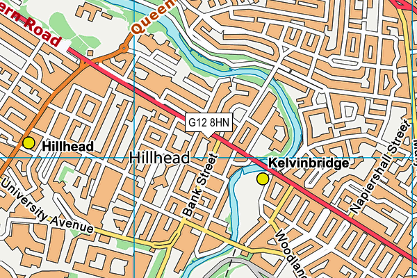 G12 8HN map - OS VectorMap District (Ordnance Survey) G12 8HN map - OS VectorMap District (Ordnance Survey)