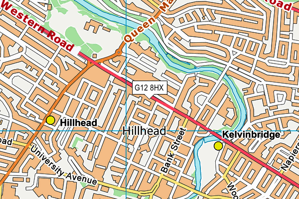 G12 8HX map - OS VectorMap District (Ordnance Survey) G12 8HX map - OS VectorMap District (Ordnance Survey)