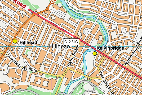 G12 8JG map - OS VectorMap District (Ordnance Survey) G12 8JG map - OS VectorMap District (Ordnance Survey)