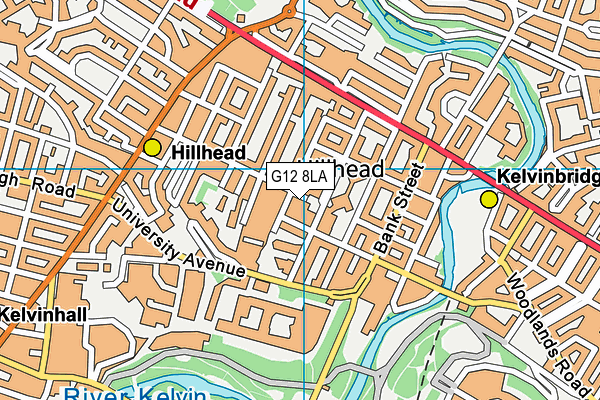 G12 8LA map - OS VectorMap District (Ordnance Survey) G12 8LA map - OS VectorMap District (Ordnance Survey)