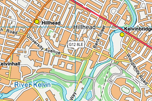 G12 8LE map - OS VectorMap District (Ordnance Survey) G12 8LE map - OS VectorMap District (Ordnance Survey)