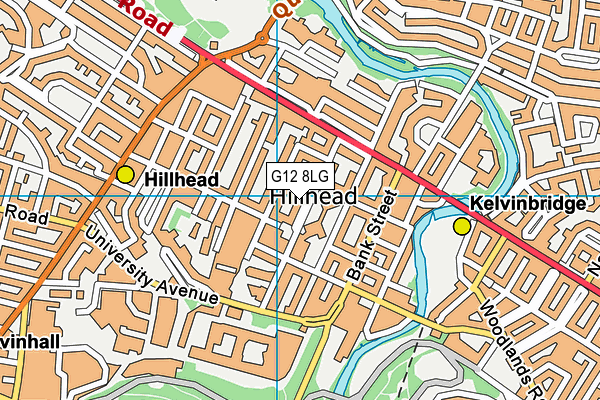 G12 8LG map - OS VectorMap District (Ordnance Survey) G12 8LG map - OS VectorMap District (Ordnance Survey)