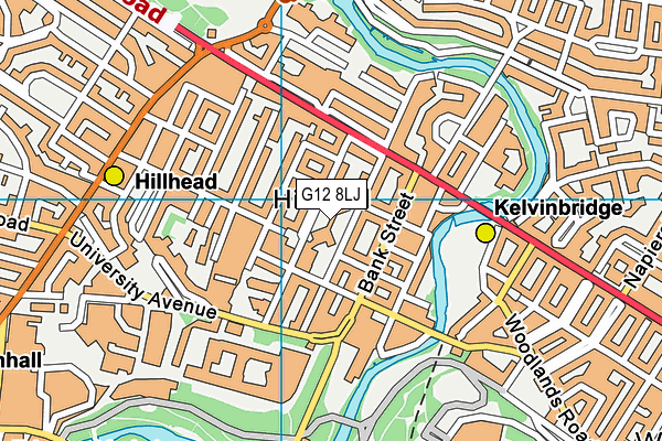 G12 8LJ map - OS VectorMap District (Ordnance Survey) G12 8LJ map - OS VectorMap District (Ordnance Survey)