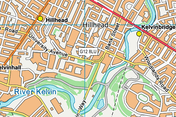 G12 8LU map - OS VectorMap District (Ordnance Survey) G12 8LU map - OS VectorMap District (Ordnance Survey)