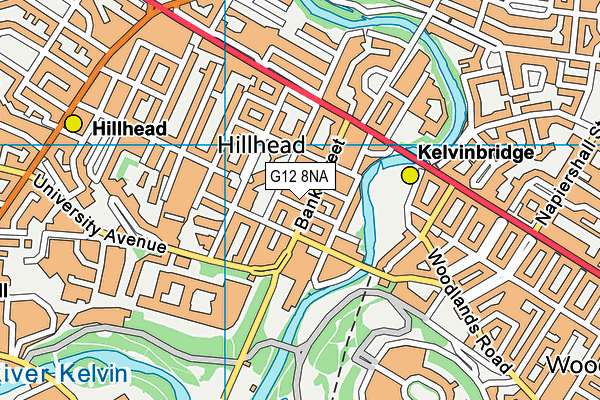 G12 8NA map - OS VectorMap District (Ordnance Survey) G12 8NA map - OS VectorMap District (Ordnance Survey)