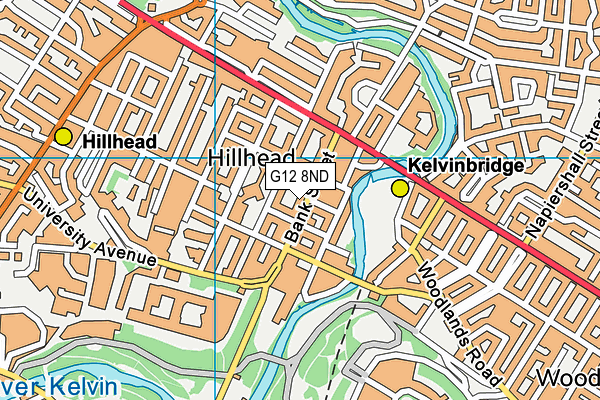 G12 8ND map - OS VectorMap District (Ordnance Survey) G12 8ND map - OS VectorMap District (Ordnance Survey)