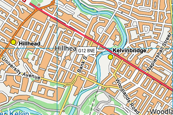G12 8NE map - OS VectorMap District (Ordnance Survey) G12 8NE map - OS VectorMap District (Ordnance Survey)
