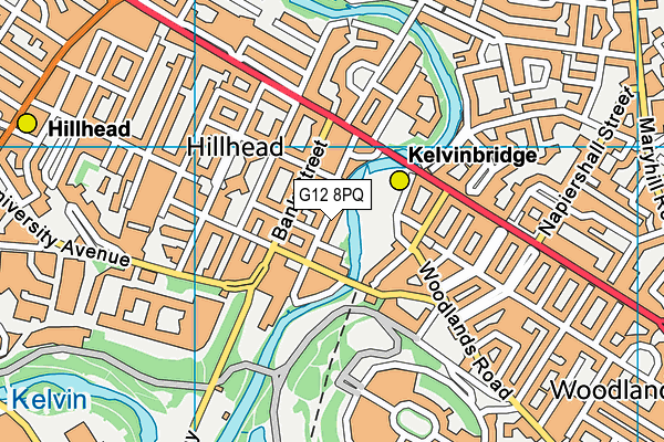 G12 8PQ map - OS VectorMap District (Ordnance Survey) G12 8PQ map - OS VectorMap District (Ordnance Survey)