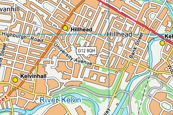 G12 8QH map - OS VectorMap District (Ordnance Survey) G12 8QH map - OS VectorMap District (Ordnance Survey)