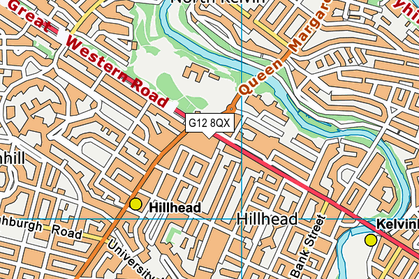 G12 8QX map - OS VectorMap District (Ordnance Survey) G12 8QX map - OS VectorMap District (Ordnance Survey)