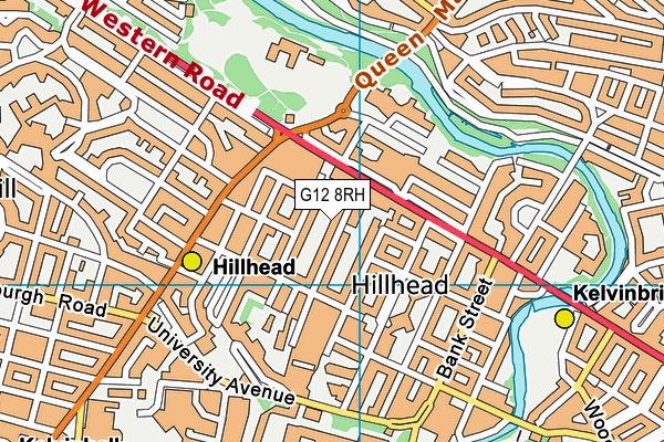 G12 8RH map - OS VectorMap District (Ordnance Survey) G12 8RH map - OS VectorMap District (Ordnance Survey)