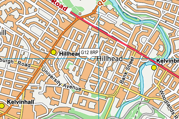 G12 8RP map - OS VectorMap District (Ordnance Survey) G12 8RP map - OS VectorMap District (Ordnance Survey)